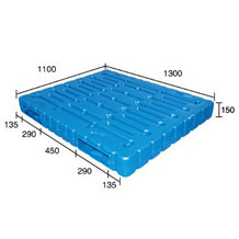 兩向進叉1311-吹塑雙面托盤